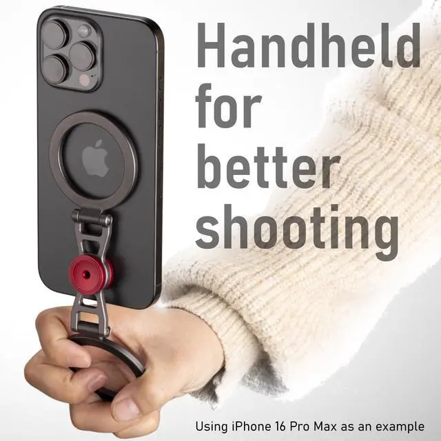 Alt view image 6 of 7 - Magnetic Phone Stand & Fidget Spinner Combo Hands-Free Holder for iPhone 12-17/MagSafe Cases Dual Magnetic Rings, Strong Adhesion, Stress Relief Accessory for Home/Office/Travel/Gym