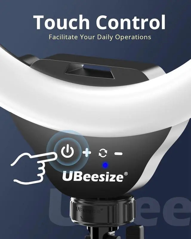 Alt view image 2 of 6 - 12'' Selfie Ring Light with 62 Tripod Stand for Video Recording, Live Streaming(YouTube, Instagram, TIK Tok), Compatible with Phones, Cameras and Webcams