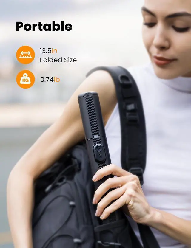 Alt view image 6 of 7 - 71" Phone Tripod, NT79 Extendable Selfie Stick with 1/4" Camera Mount for Cell PhoneCamera, Phone Tripod Stand Holder with Remote Compatible with iPhone Android, Camera