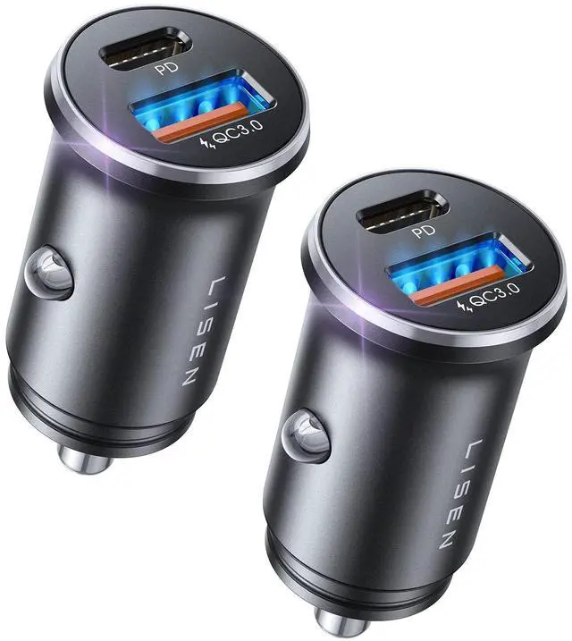 Main image of Car Charger USB C, 69W Cigarette Lighter USB Charger Adapter, 2 Pack