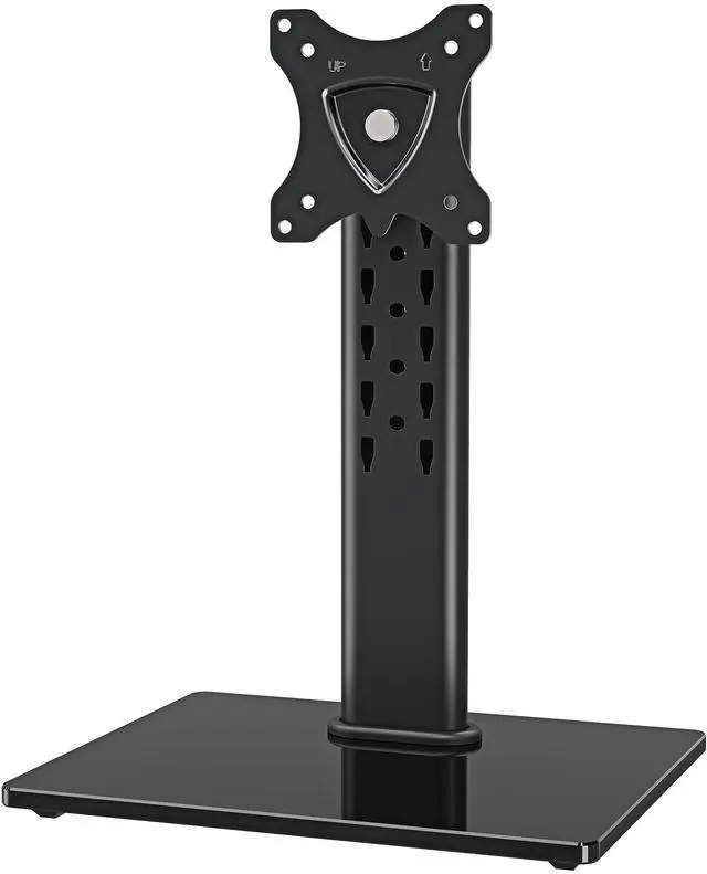 Main image of Monitor Stand for Desk, Freestanding Monitor Mount Fits 13-32 inch Screen up to 17.6 lbs, Screen Stand with Swivel, Height, Rotation Adjustment, VESA Mount 100 x 100mm, 75 x 75mm