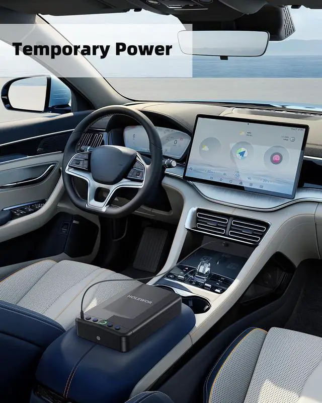 Alt view image 4 of 6 - Car Gun Safe, Small Pistol Safe Biometric Gun Lock Box for Handgun, Portable Fingerprint Quick Access Travel Gun Case for Nightstand Bedside