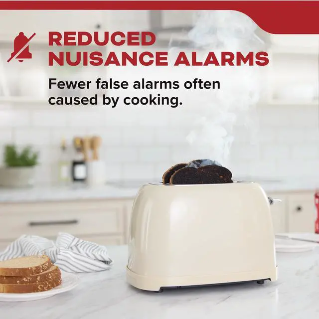 Alt view image 4 of 7 - Smoke Detector, AA Battery Operated, Compact Size, LED Status Light, 85 dB Alarm, 4-inches