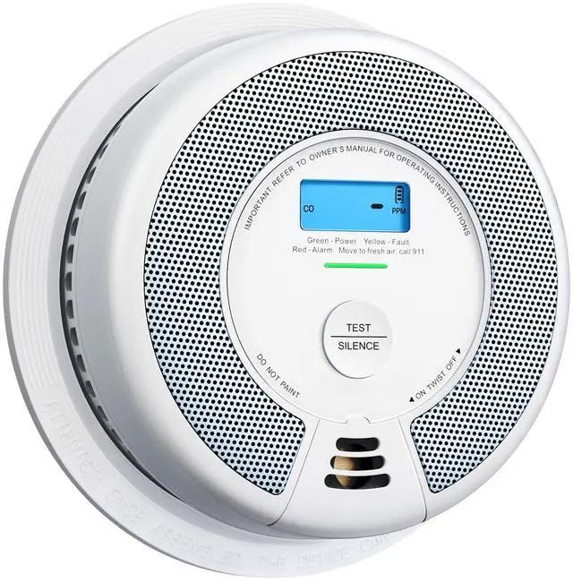 Main image of Smoke Detector Carbon Monoxide Alarm Combo, 10-Year Non-Replaceable Battery, Not Hardwired, UL 217 & UL 2034 Certified, Model XP0H-SN, 1-Pack