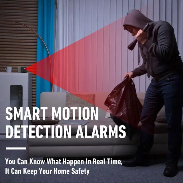 Alt view image 5 of 7 - Wireless Mini Security Camera FKJ-WiFi, Remoted App Viewing, Long time Standby Battery Camera for Home, 2K Live View, Portable,Indoor with Auto Night Vision & Real-time Motion Alerts