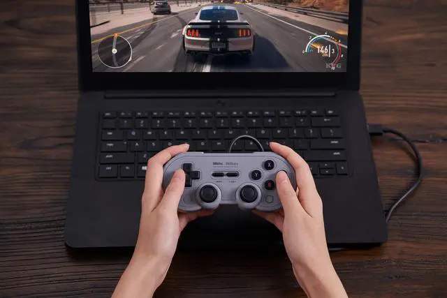 Alt view image 7 of 7 - Sn30 Pro USB Wired Gamepad for Switch, Windows & Raspberry Pi(Gray Edition)