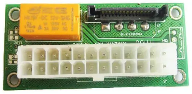 Alt view image 5 of 6 - Multiple Power Supply Adapter Sync Start Card Dual PSU Connector Jumper Connector with Sata 2 Pack