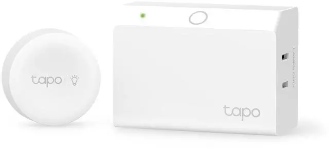 Main image of Smart Dimmer Plug KIT, Matter Compatible, Wireless Dimmer Button, Dual Outlets, Max Power 300W, Works w/Apple Home, Alexa & Google Home, ETL Certified, 2.4G Wi-Fi, White (Tapo P135 KIT)