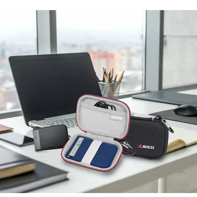 Alt view image 7 of 7 - Hard Case for PLAUD Note Pro/Note Voice Recorder, AI Voice Recorder and Magnetic Protective Case - Black | Dustproof, Water-Resistant Storage Pouch, with Sturdy Metal Hook (Case Only)