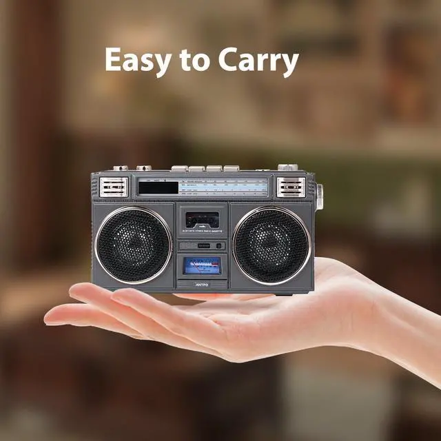 Alt view image 6 of 7 - Retro Vintage Radio Bluetooth Speakers Vintage Decor Small Wireless Speakers Stereo Radio Portable FM with Rich Bass Speakers Support TF Card for Home/Outdoor/Gift
