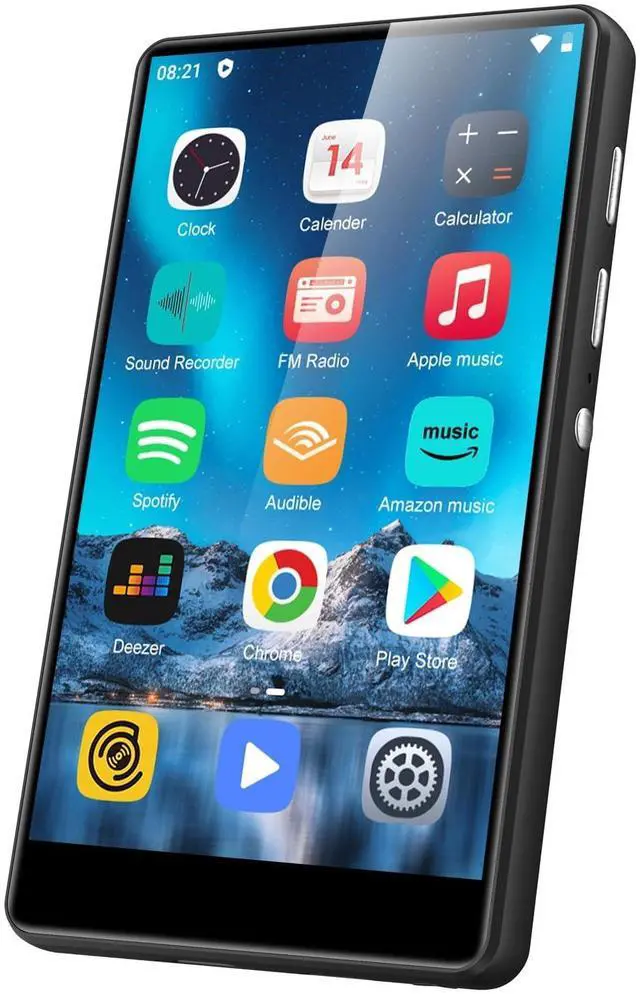 Main image of MP3 Player with Bluetooth and WiFi, M503pro 80GB Android 9 OS, 4" Touch Screen Spotify Music&Video Player, Built-in Speaker, FM Radio, MP4 Player for Kids Black