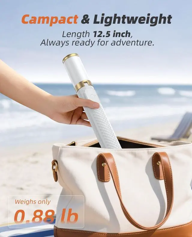 Alt view image 6 of 7 - Phone Tripod & Selfie Stick with Remote, Portable, Lightweight for Video Recording Vlog, Extendable Travel Tripod Stand Compatible with iPhone Android, White, 62"