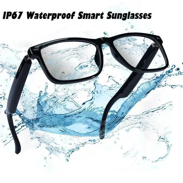 Alt view image 5 of 7 - AI Smart Glasses Polarized Audio Sunglasses with Speaker Translation Glasses 164 Language Open Ear Sound Mic Blue Light Glass UV Protection Outdoor Glass for Women Men