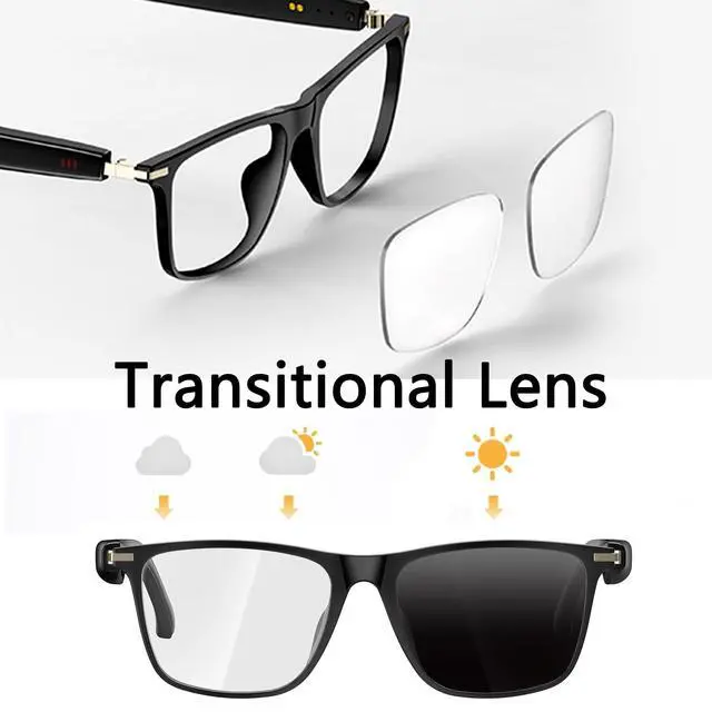 Alt view image 7 of 7 - AI Smart Glasses,AI Chat Deepseek R1 and Gemini-2.5 with 164 Translations Supported,Bluetooth Glasses for Men Women,Music Playback & Hands-Free Calling,Physical Color Changing Lens,IP67 Waterproof