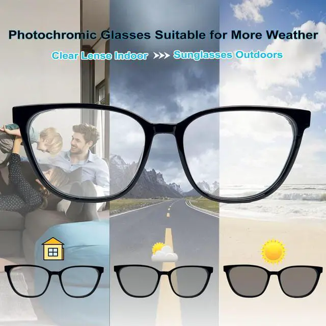 Alt view image 4 of 7 - Smart Glasses with Photochromic Lenses for Men and Women AI Translation Smart Glasses with Translator 164 Languages IP67 Waterproof Bluetooth Glass Blue Light Protection