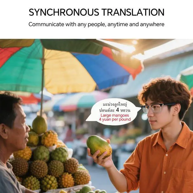 Alt view image 3 of 7 - Bluetooth Smart Glasses with Camera for Sports/Cycling/Running, Bone-Conduction Music Glasses, Intelligent Voice Navigation (Anti-Blue Light Glasses)