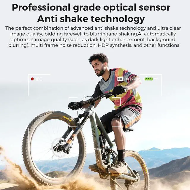 Alt view image 5 of 7 - Smart Glasses Real-Time Translation Powered AI Chat Assistant, 8MP Camera 3200W Pixels 1080P Video, 32GB Storage, 40-Min Fast Charge 120H Standby, Dual Mics Speakers