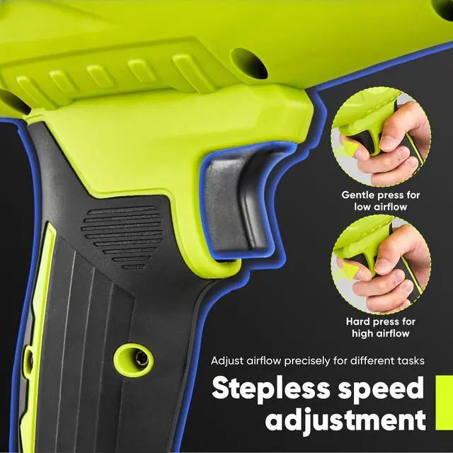 Alt view image 4 of 7 - Portable Dust Cleaner, Blower Leaf Blower Cordless, Handheld Blower, Hand Blowers for Lawn Care, Patio Cleaning, 4.0Ah Battery, Charger Included (2 Battery with Storage Case)