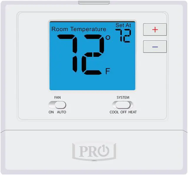Main image of T701 Single Stage Non-Programmable Wall Thermostat for 1 Heat/1 Cool Conventional Systems, Conventional Digital Thermostat for Home