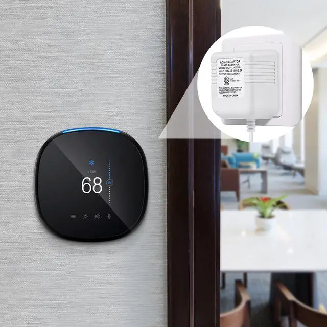 Alt view image 5 of 7 - 24 Volt C Wire Adapter for Smart Thermostat, UL Listed 16.5ft Long Power Connector C Wire for All Versions of Smart Thermostat Compatible with Nest/Honeywell/Ecobee/Wyze