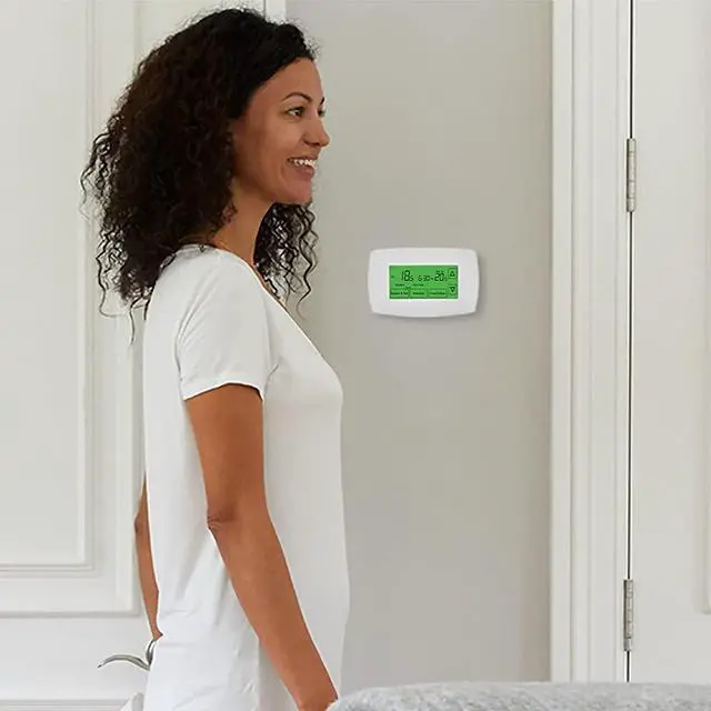 Alt view image 2 of 2 - RTH7600D 7-Day Programmable Touchscreen Thermostat, White