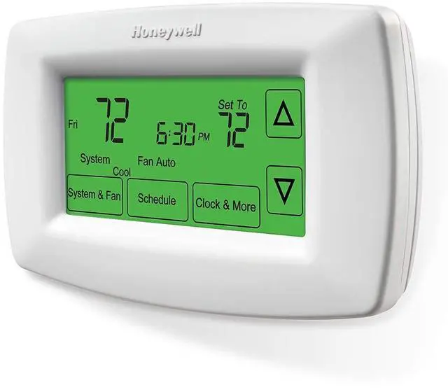Main image of RTH7600D 7-Day Programmable Touchscreen Thermostat, White