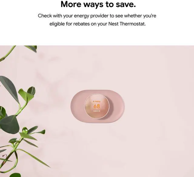 Alt view image 7 of 7 - Thermostat Trim Kit - Made for the Nest Thermostat - Programmable Wifi Thermostat Accessory - Snow