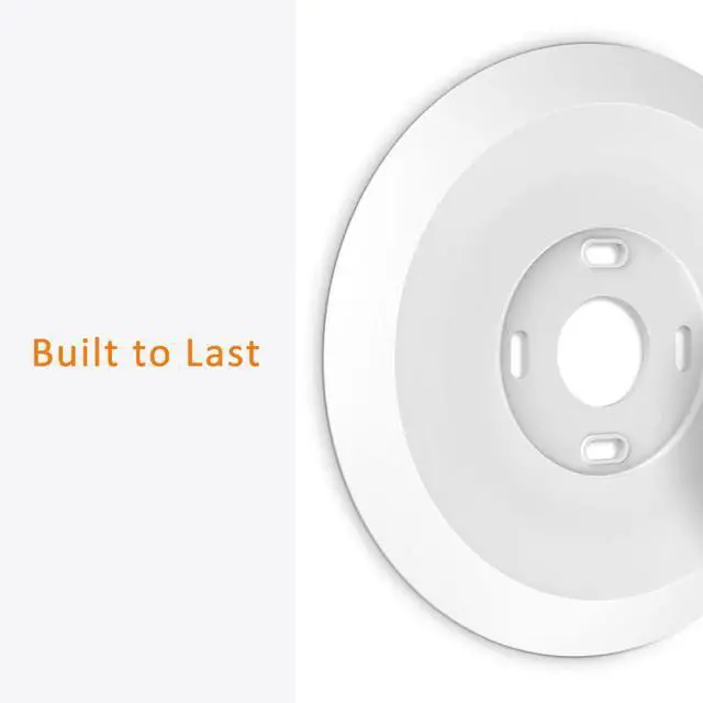 Alt view image 5 of 7 - Wall Plate Made for The Nest Thermostat 2020 Only | Google Nest Thermostat Trim Kit Accessory | Easy Installation | Snow
