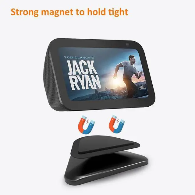 Alt view image 2 of 7 - All-New Stand for Show 5 (3rd Gen) | Adjustable Design to Improve Viewing Angle | Swivel and Tilt Accessories Compatible with Show 5 & iPhone Models | Black