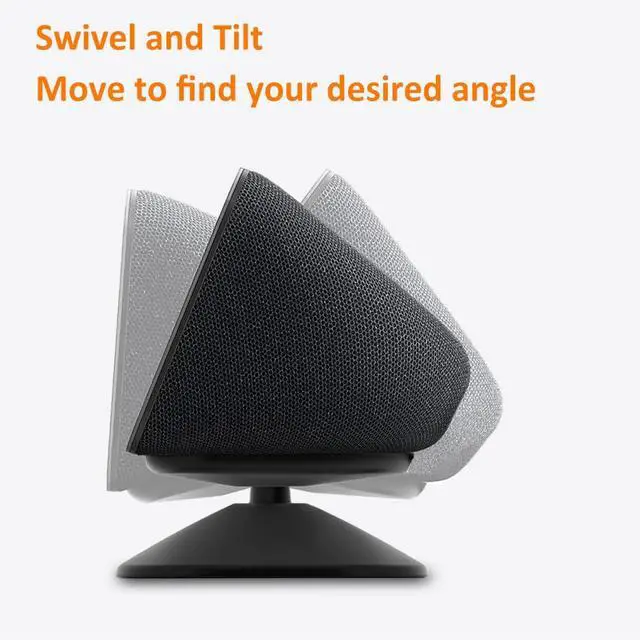 Alt view image 3 of 7 - All-New Stand for Show 5 (3rd Gen) | Adjustable Design to Improve Viewing Angle | Swivel and Tilt Accessories Compatible with Show 5 & iPhone Models | Black