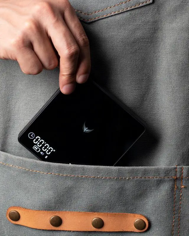 Alt view image 5 of 6 - Smart Coffee Scale Easy Use Digital Espresso Scale with Timer, Auto Tare & Flow Rate Indicator Compact Rechargeable Weight Scale for Drip Coffee, Pour Over & Matcha