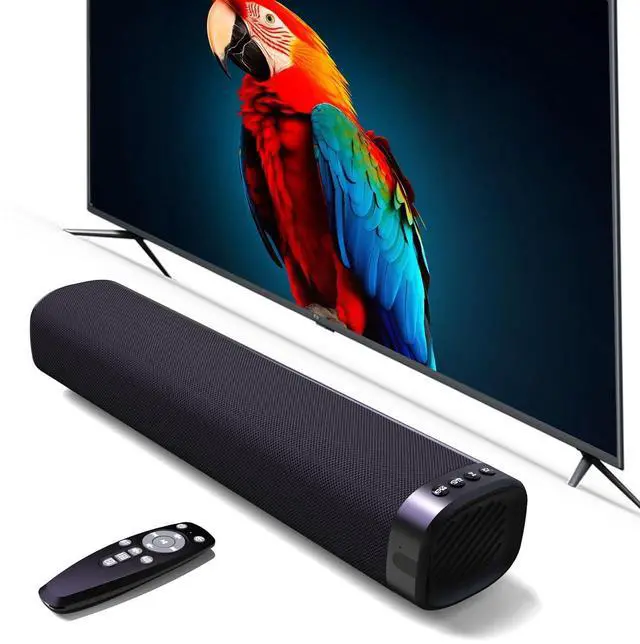 Main image of Sound Bar for Smart TV, Sound Bar, Bluetooth Sound bar, with Optical/AUX/HD ARC, Surround Sound Speakers, Surround Sound System for TV/PC/Gaming/Projectors, Wall Mountable PC Soundbar
