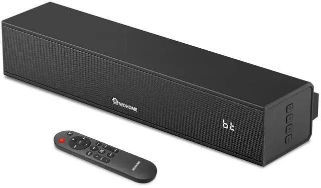 Main image of 2.1 Sound Bar for Smart TV with Built-in Subwoofer, 6 Levels Voice Enhancement, 15 Inches Small TV Soundbar Speakers with Bluetooth 5.3/ARC/Optical/AUX/USB Connection, 3 EQ Modes, Wall Mount