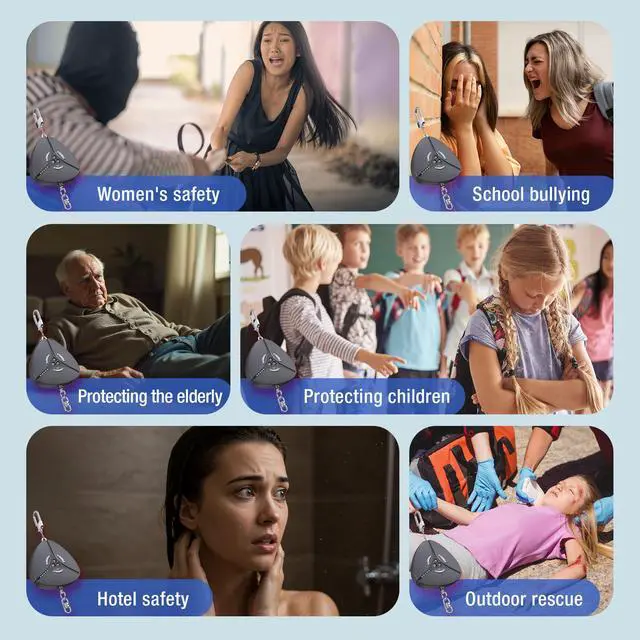 Alt view image 6 of 7 - GPS Tracker Detector & Signal Detector Portable Hidden Camera Detector and Tracker Detector with Alarm & Flashlight, Travel Security Keychain for Women