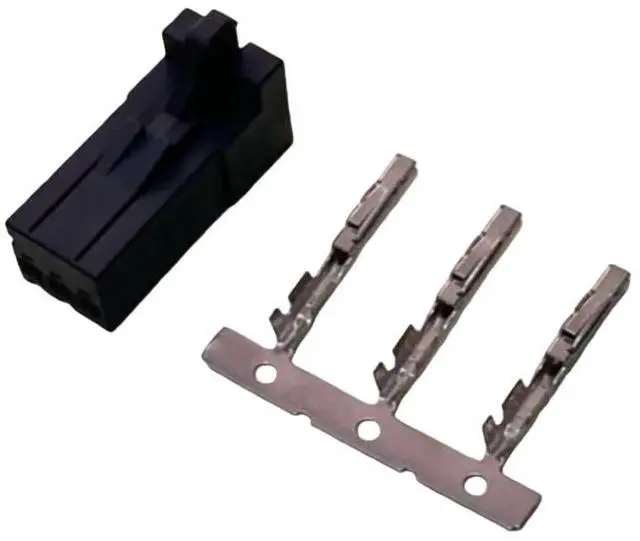 Main image of 10 D-2 Y 3-pin 3P connectors 2-1318120-3 connector and harness housing CXA20-Y (with 3 pins)