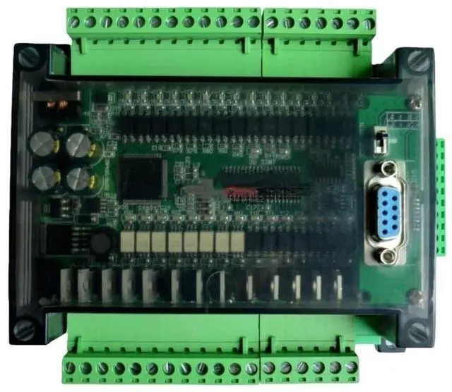 Main image of FX1N FX2N FX3U 32MT 6AD 2DA PLC RS232 RS485 Modbus RTU 24VDC for PLCs