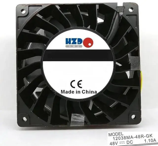 Main image of 12CM 12038 48V 1.1A 12038MA-48R-GK Four-Wire Cooling Fan