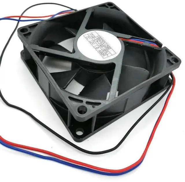 Main image of 8025 12V 0.14A 0.48A Three-wire cooling fan 80*80*25mm F8025X12B6