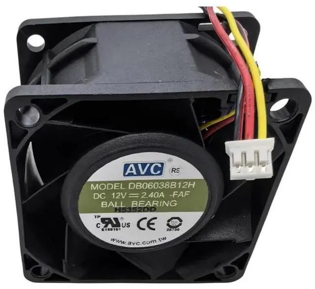 Main image of 6cm 6038 12V 2.4A DB06038B12H 3-pin cooling fan