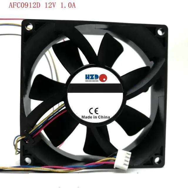 Main image of DC12V 1A 92x92x25MM 9cm 4-wire Inverter Fan AFC0912D 4-wire