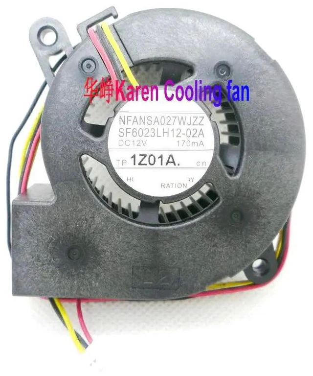 Main image of SF6023LH12-02A NNFANSA027WJZZ DC12V 170mA 3-wire 3-pin project blower