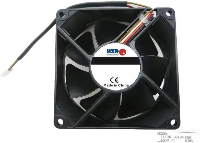 Main image of 8cm 8025 12V 0.46A 4-wire cooling fan 3110KL-04W-B86