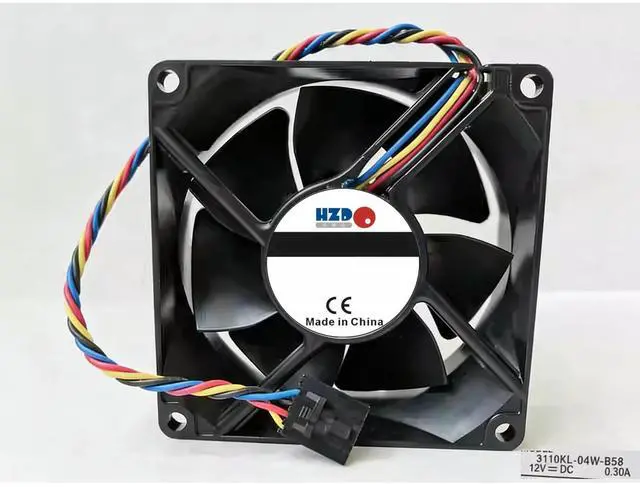 Main image of 8cm 8025 12V 0.46A 4-wire cooling fan 3110KL-04W-B56