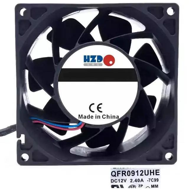 Main image of 9cm QFR0912UHE 9238 12V 2.40A Cooling Fan (1 piece)
