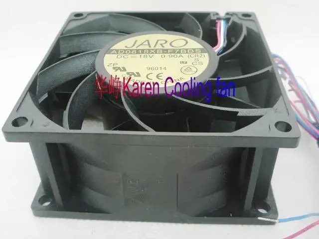 Main image of 8CM AD0818XB-F7BDS 8038 18V 0.9A 4-wire cooling fan