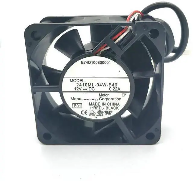 Main image of 2410ML-04W-B49 6025 12V 0.22A Cooling Fan 60*60*25MM