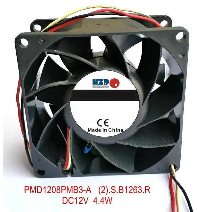 Main image of 8038 12V Cooling Fan PMD1208PMB3-A Three-Wire