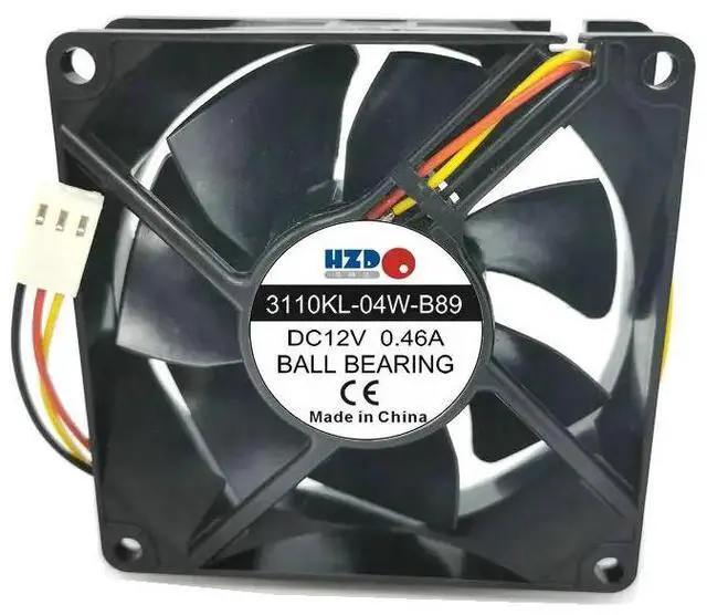 Main image of 8cm 8025 12V 0.46A Laptop Fan 80*80*25MM 3110KL-04W-B89