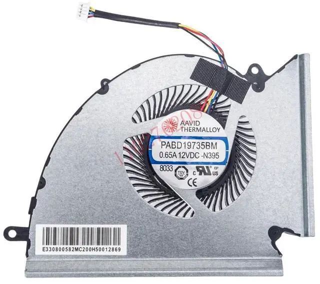 Main image of CPU cooling fans for GE76, GP76, WE76, MS-17K3, MS-17K2, and MS-17K1 series laptops.