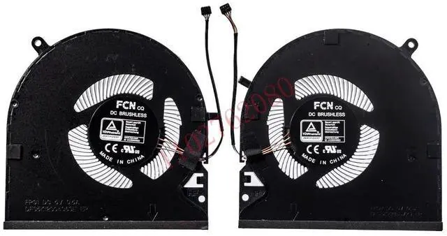 Main image of CPU+GPU cooling fans (5V DC) suitable for RZ09-0409, RZ09-0409BE, RZ09-0409CE, and RZ09-0409AE series CPU+GPU cooling fans.